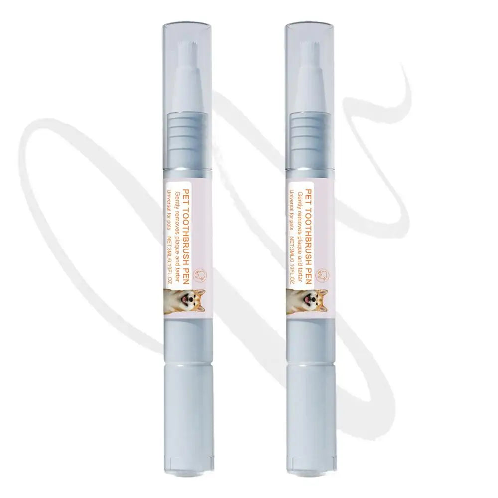 Pet Teeth Cleaning Pen Pet Dental Pen dog Toothbrush Pen Fresh Breath Tooth Whitening
