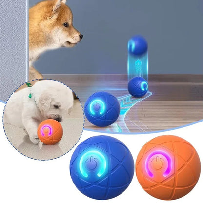 Dog Toy Ball Interactive Rolling Ball Auto Moving Dog Toy