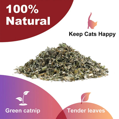 Pet's Cat Premium Catnip-20g Jar of High Potency Catnip,100% Natural & Chemical-Free,Safe for All Cat Ages