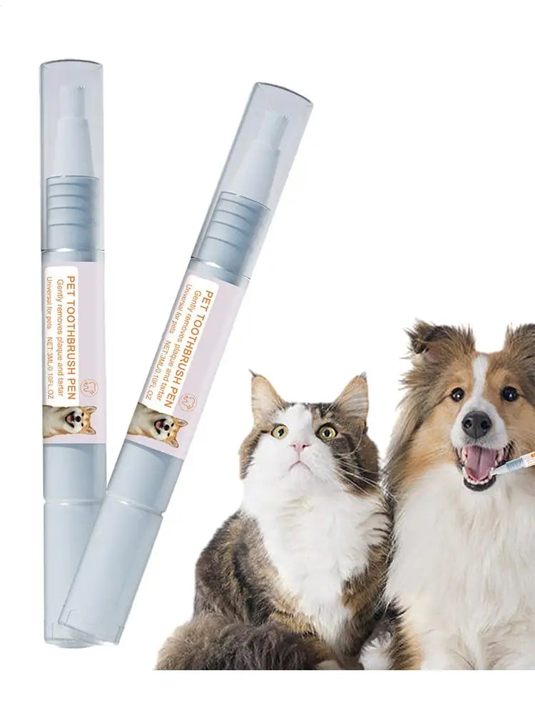 Pet Teeth Cleaning Pen Pet Dental Pen dog Toothbrush Pen Fresh Breath Tooth Whitening
