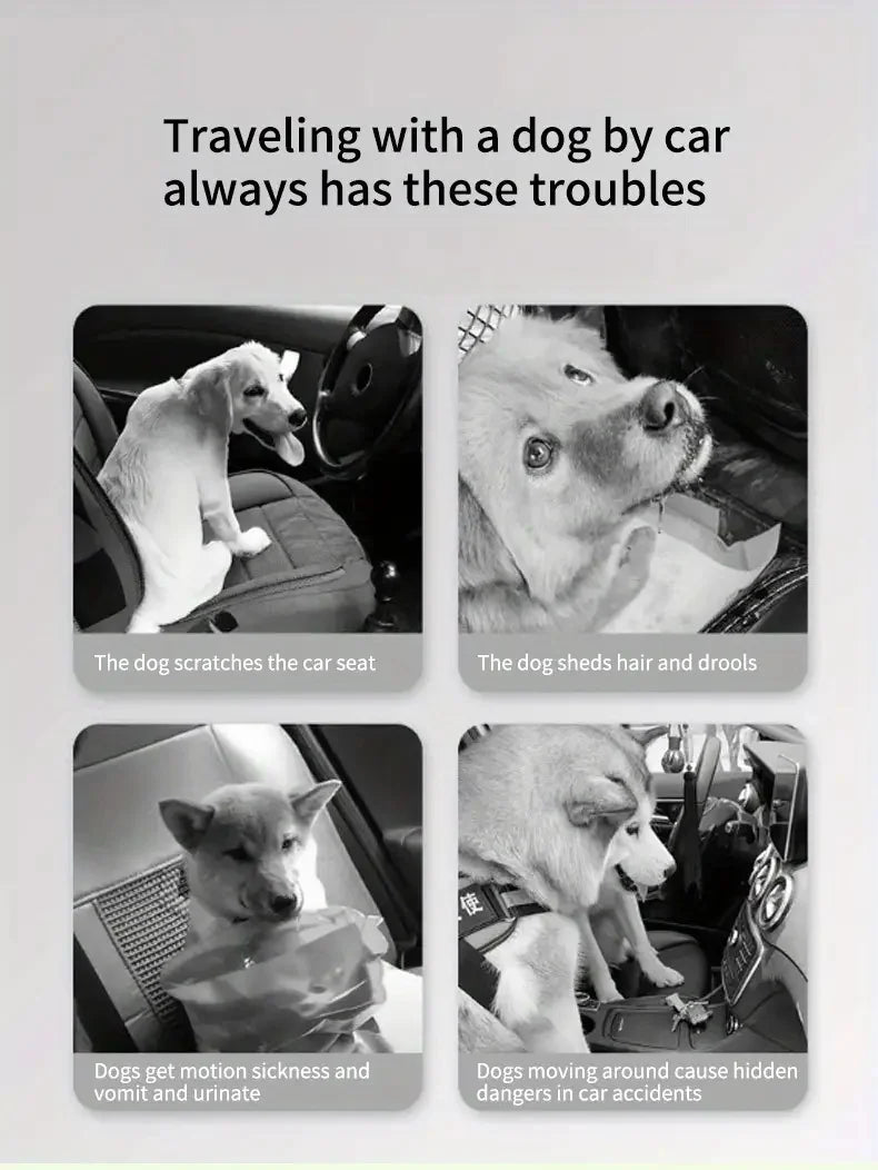 Durable Polyester Auto Trunk Mat for Pets - Non-Slip, Scratch-Resistant