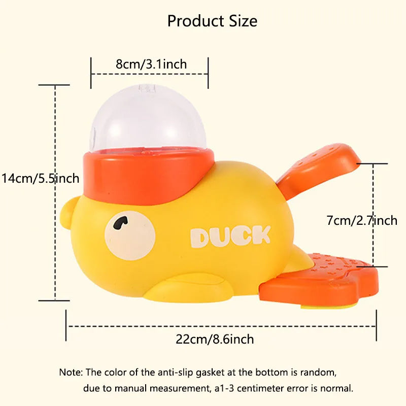 Duck Eating Puzzle Plate Interactive Pet Eating Toy