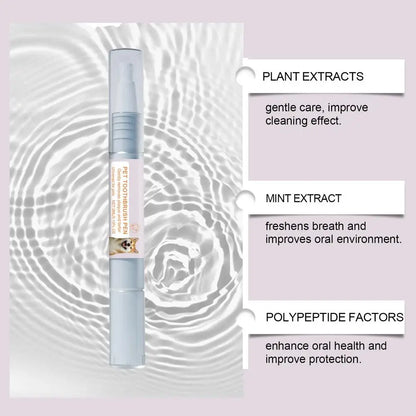 Pet Teeth Cleaning Pen Pet Dental Pen dog Toothbrush Pen Fresh Breath Tooth Whitening