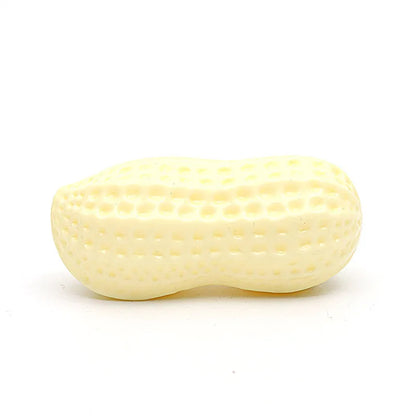 Dog Chewing Toy Simulation Peanut Squeaking Plaything Grinding Teeth Cleaning Anti Bite Rubber