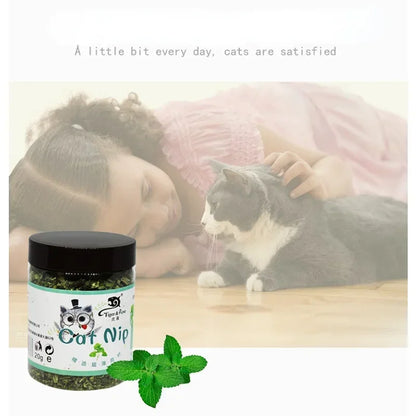 Pet's Cat Premium Catnip-20g Jar of High Potency Catnip,100% Natural & Chemical-Free,Safe for All Cat Ages