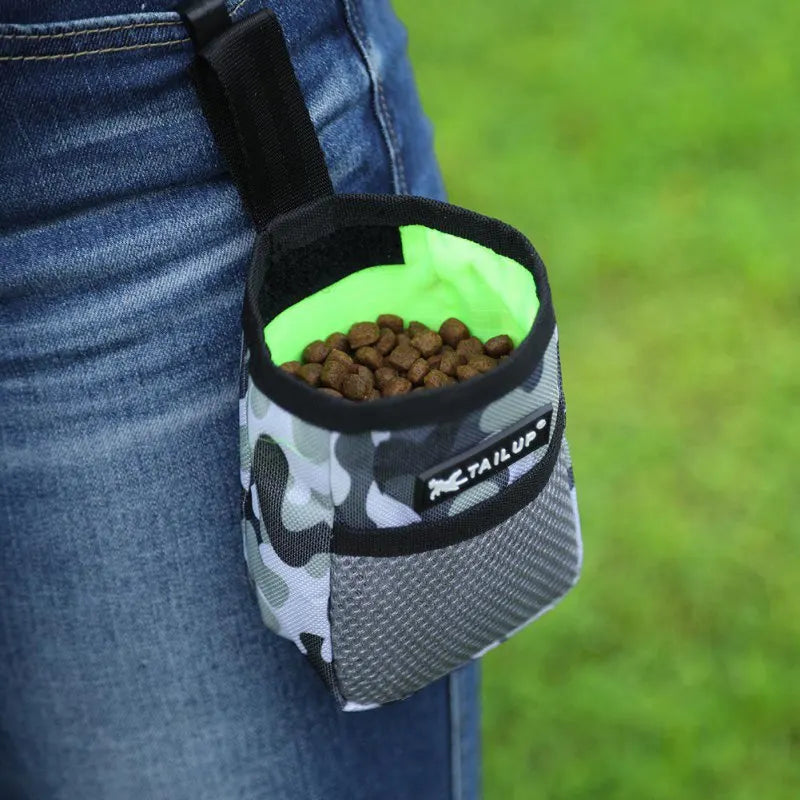 Pet Dog Puppy Training Treat Pocket Snack Reward Waist Bag