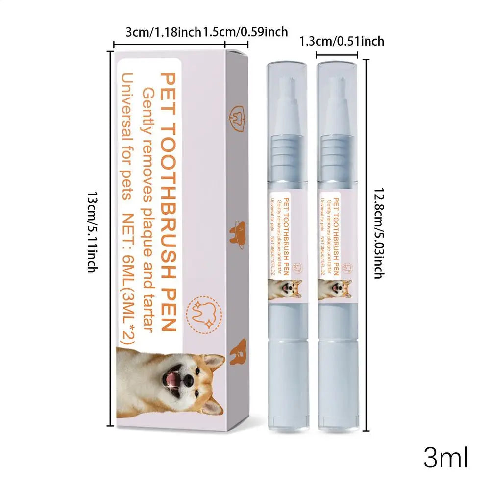Pet Teeth Cleaning Pen Pet Dental Pen dog Toothbrush Pen Fresh Breath Tooth Whitening
