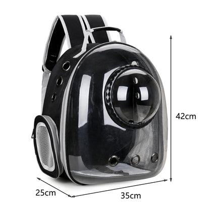 Pet Cat Carrying Bag Space Pet Backpacks Breathable Portable Transparent Backpack