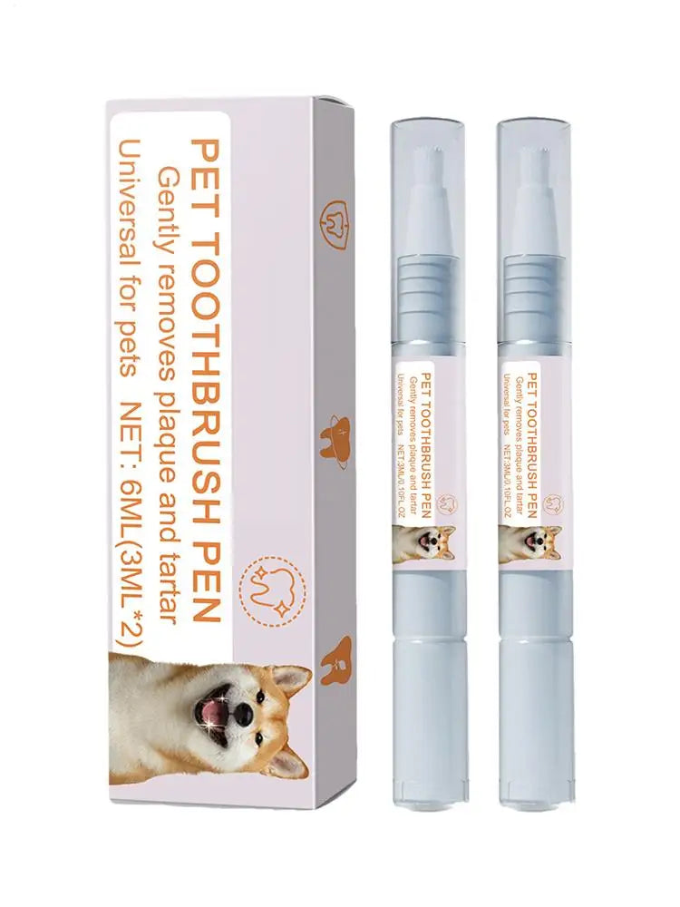 Pet Teeth Cleaning Pen Pet Dental Pen dog Toothbrush Pen Fresh Breath Tooth Whitening