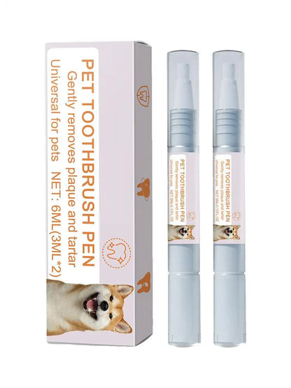 Pet Teeth Cleaning Pen Pet Dental Pen dog Toothbrush Pen Fresh Breath Tooth Whitening