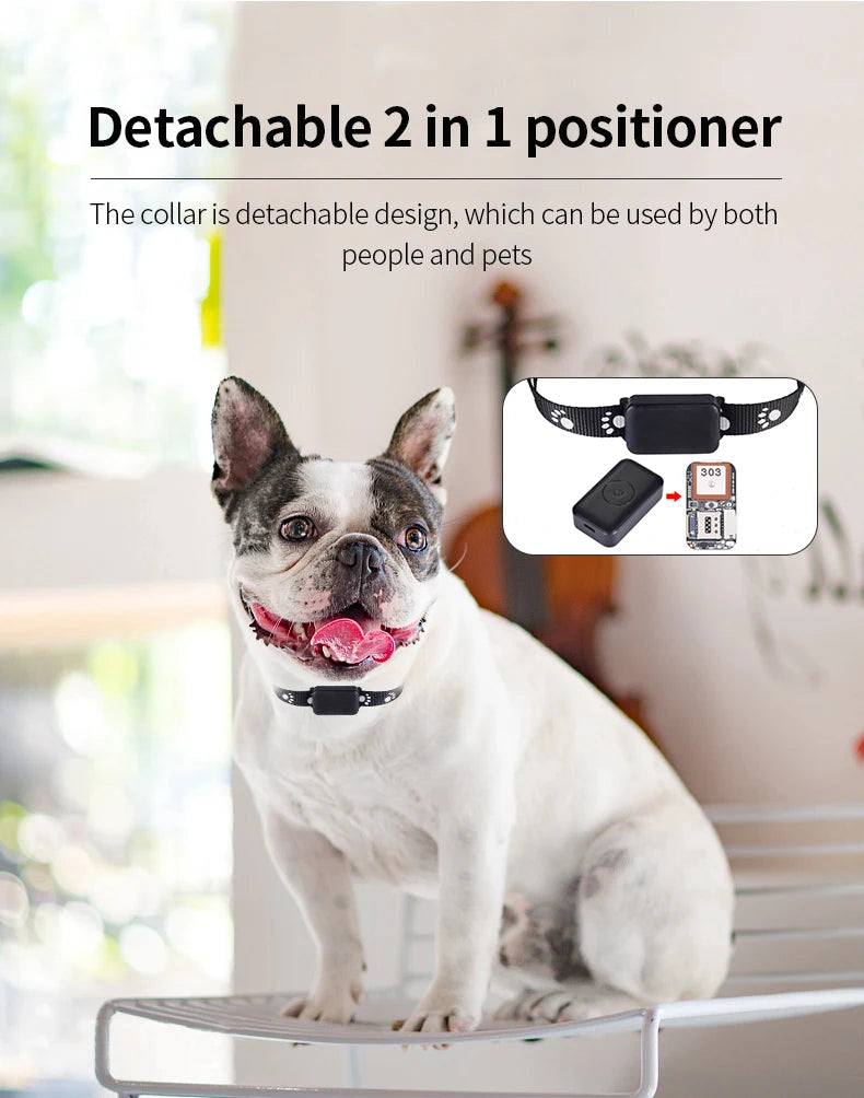 Pet GPS Tracker RealTime Tracking App controlled for Dogs/Cats